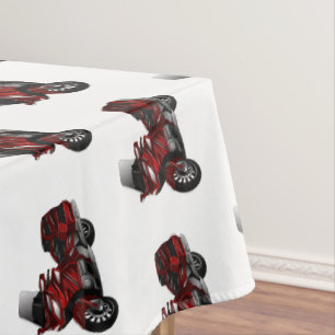 Nappe Dessin de moto de tourisme