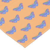 Nappe Dessin de papillon violet (Angle)