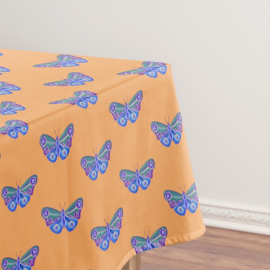 Nappe Dessin de papillon violet (In Situ)
