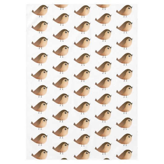 Nappe Dessin d'Oiseau de Bruant (Devant)