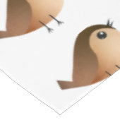 Nappe Dessin d'Oiseau de Bruant (Angle)