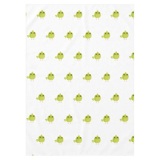 Nappe Dessin d'oiseau vert (Devant)