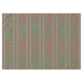 Nappe Dessin géométrique vert de l'armoise du sud-ouest (Devant (Horizontal))
