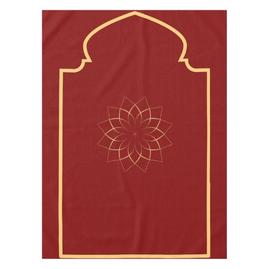 Nappe Dessin islamique Sacré Musulman Prière Tapis (Devant)