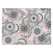 Nappe Dessins floraux roses modernes (Devant (Horizontal))