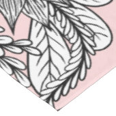 Nappe Dessins floraux roses modernes (Angle)