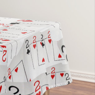 Nappe Deux Cartes De Poker En Couche,