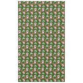 Nappe Deux rennes photo de chien Joyeux Noël Vert grand (Devant)