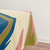 Nappe Déversement - Bleu, Vert olive, Rose et Crème (In Situ)