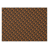 Nappe d'Halloween Abstraite noir et orange (Devant (Horizontal))