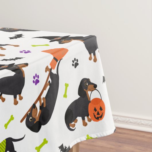 Nappe d'Halloween Dachshund (In Situ)