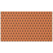 Nappe d'Halloween de chats citrouilles et noirs (Devant (Horizontal))