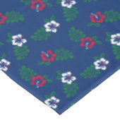 Nappe d'Hibiscus rouge et blanc (Angle)