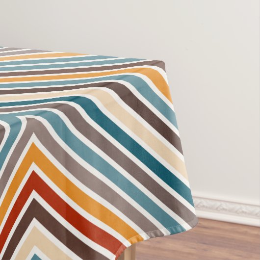 Nappe Diagonale à bandes multicolores (In Situ)