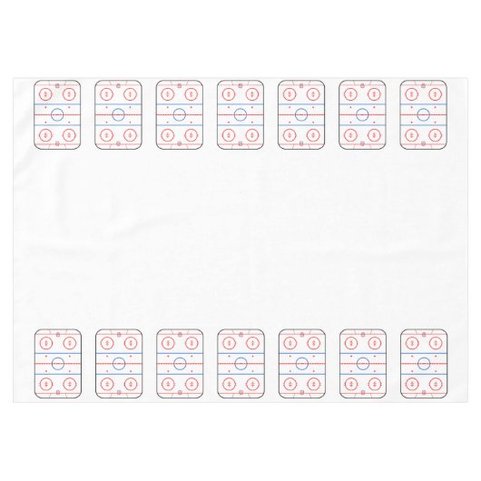 Nappe Diagramme de patinoire Hockey Style de jeu (Devant (Horizontal))