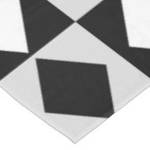 Nappe Diamant Rhombus blanc noir (Angle)