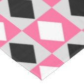 Nappe Diamant Rhombus rose noir blanc (Angle)