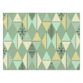 Nappe Diamants d'Art de l'Âge Atomique Mint Vert Jaune (Devant (Horizontal))