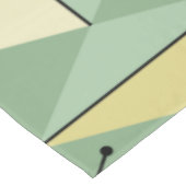 Nappe Diamants d'Art de l'Âge Atomique Mint Vert Jaune (Angle)