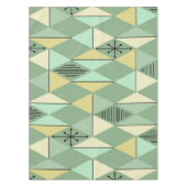 Nappe Diamants d'Art de l'Âge Atomique Mint Vert Jaune (Devant)