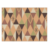 Nappe Diamants d'Art de l'Âge Atomique Orange Vert Brown (Devant (Horizontal))