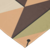 Nappe Diamants d'Art de l'Âge Atomique Orange Vert Brown (Angle)