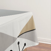 Nappe Diamants d'art de l'ère atomique Or d'argent (In Situ)