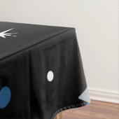 Nappe Diamants de l'âge de l'espace bleu noir (In Situ)