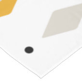 Nappe Diamants de l'âge de l'espace orange blanc (Angle)