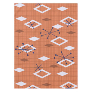 Nappe Diamants du milieu du siècle Starbursts Burange Or