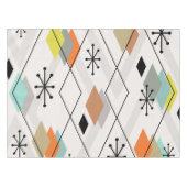 Nappe Diamants épars modernes du milieu du siècle (Devant (Horizontal))