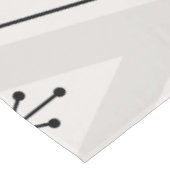 Nappe Diamants épars modernes du milieu du siècle (Angle)