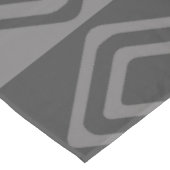 Nappe Diamants modernes du milieu du siècle gris (Angle)