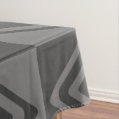 Nappe Diamants modernes du milieu du siècle gris (In Situ)