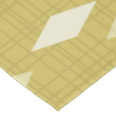 Nappe Diamants modernes du milieu du siècle Jaune (Angle)