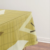 Nappe Diamants modernes du milieu du siècle Jaune (In Situ)