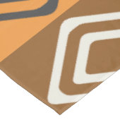 Nappe Diamants modernes du milieu du siècle Orange Brown (Angle)