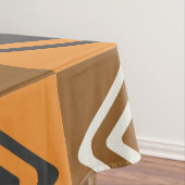 Nappe Diamants modernes du milieu du siècle Orange Brown (In Situ)