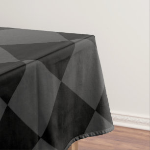 Nappe Diamants noirs et fumés - Élégants et intemporels