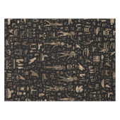 Nappe Dieux et hiéroglyphes égyptiens antiques (Devant (Horizontal))