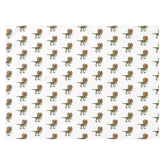 Nappe Dilophosaurus dessin animé (Devant (Horizontal))