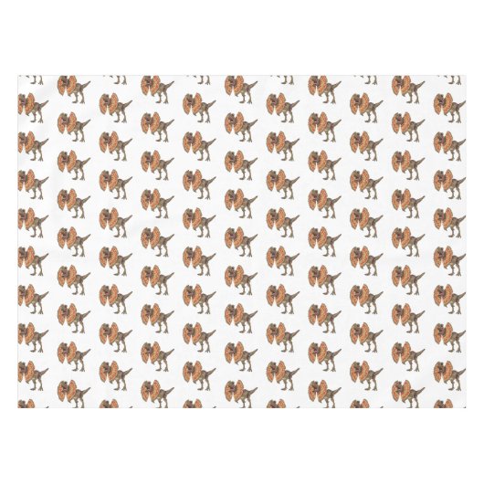 Nappe Dilophosaurus dessin animé (Devant (Horizontal))