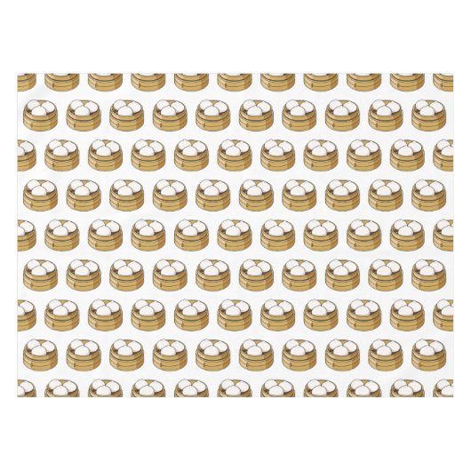 Nappe Dim sum dessin animé (Devant (Horizontal))