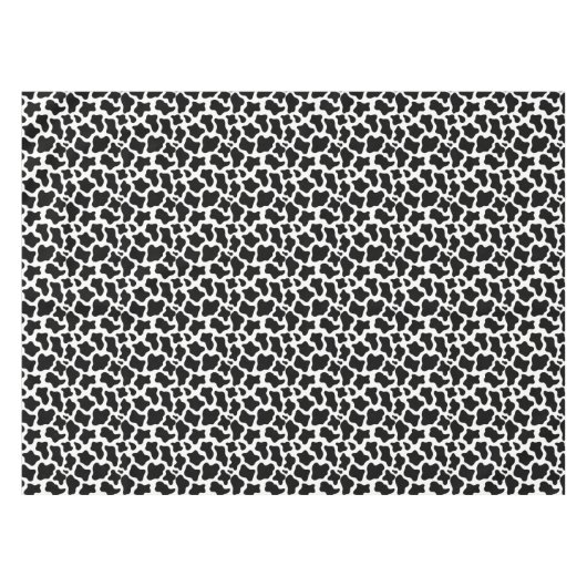 Nappe d'impression de vache (Devant (Horizontal))