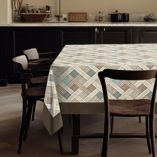 Nappe d'impression géométrique dans les neutres te