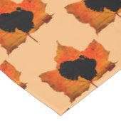 NAPPE DINDON DE THANKSGIVING FEUILLES MORTES (Angle)