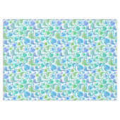 Nappe Dino Stripe Aquarelle Dinosaures Adorable (Devant (Horizontal))