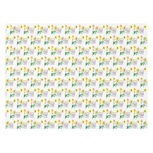 Nappe Dinosaure de Pâques (Devant (Horizontal))