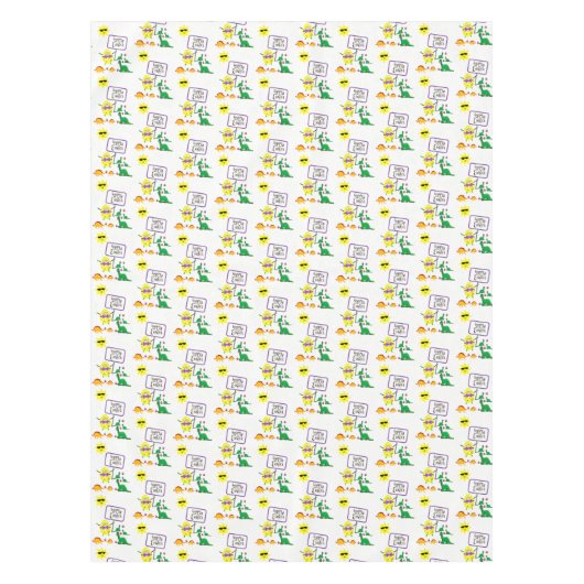 Nappe Dinosaure de Pâques (Devant)