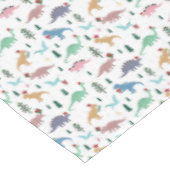 Nappe Dinosaures festifs Motif de Noël (Angle)